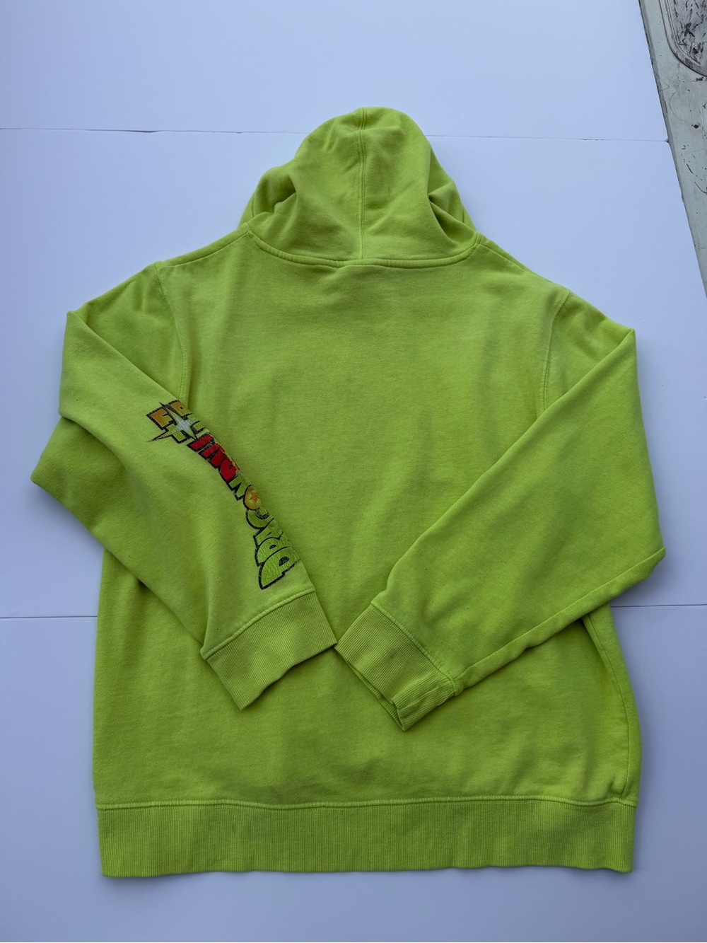 Neon Green Dragon Ball Z Pullover Hoodie - Picture 5 of 5